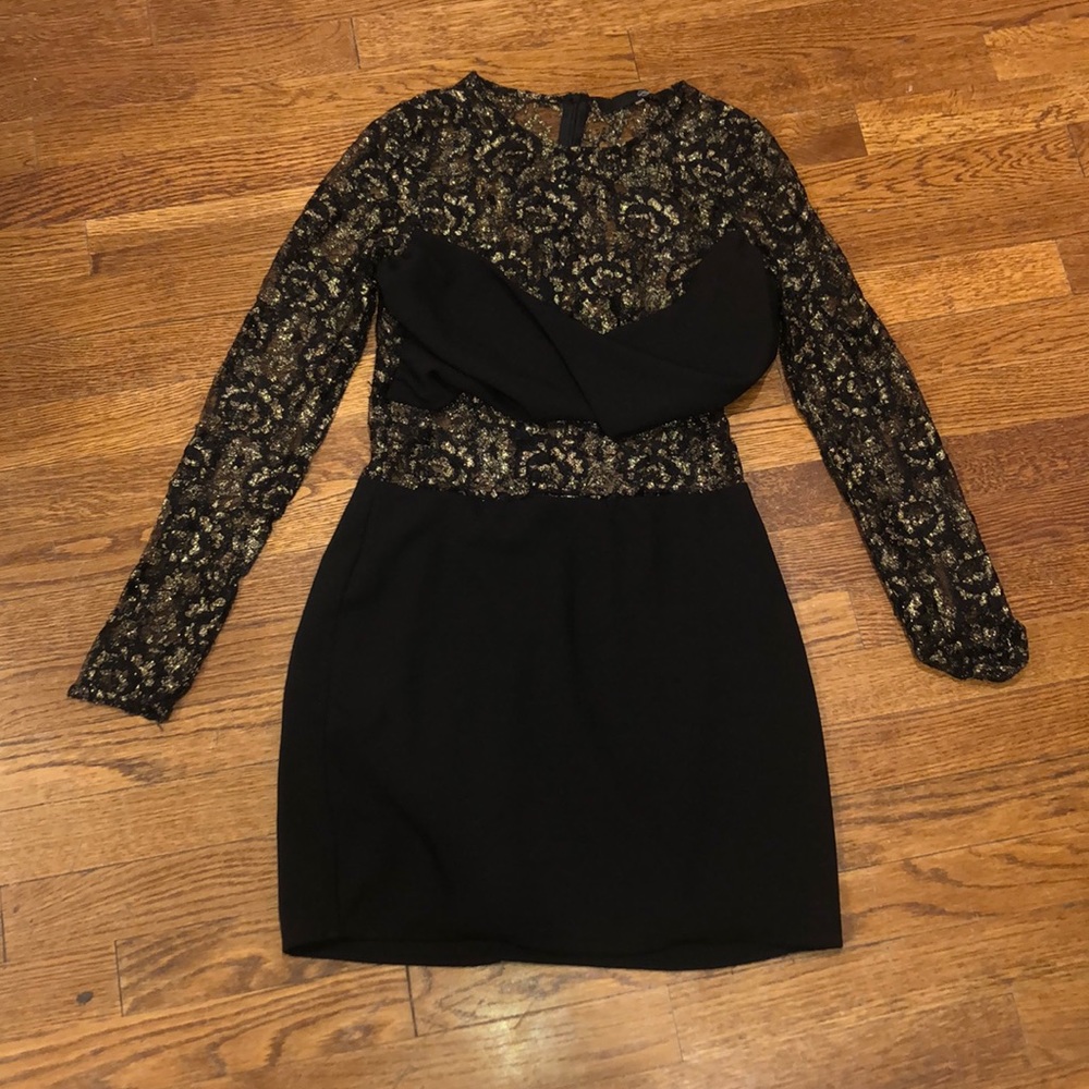 black and gold dress!